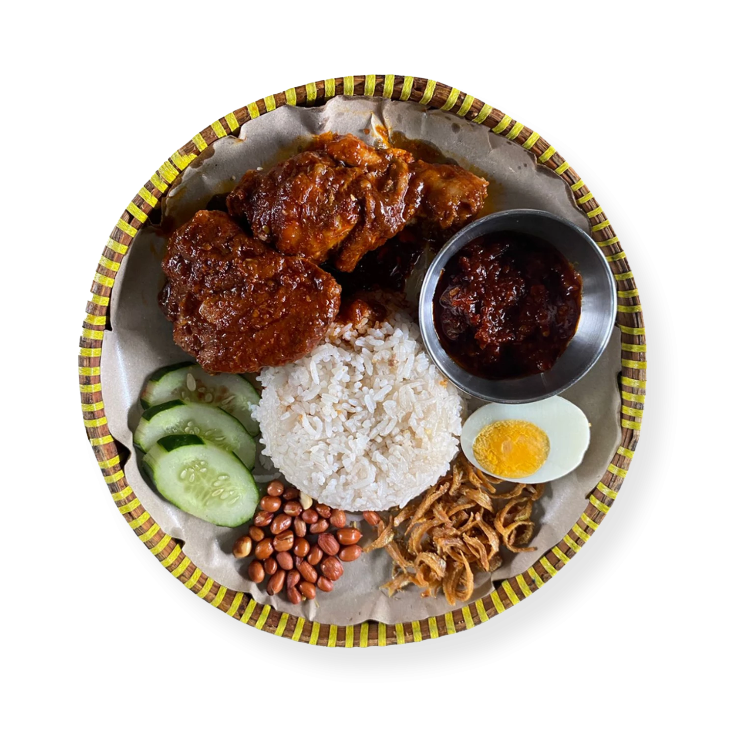 Nasi Lemak Ayam Masak Merah-img